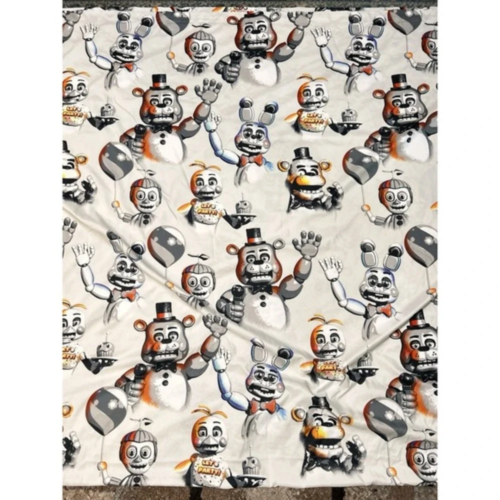 five nights‎ at freddys Flat Sheet Twin Size White